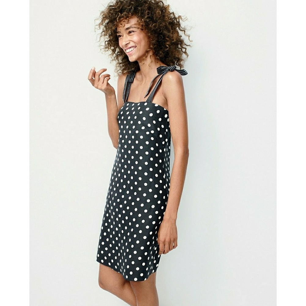 J crew tie strap dress